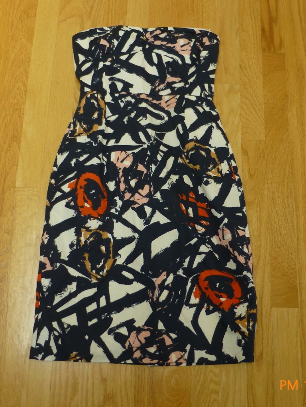 J Crew Dress Strapless 100% Cotton Size 0 Cocktail Wedding Classic Feminine Midi